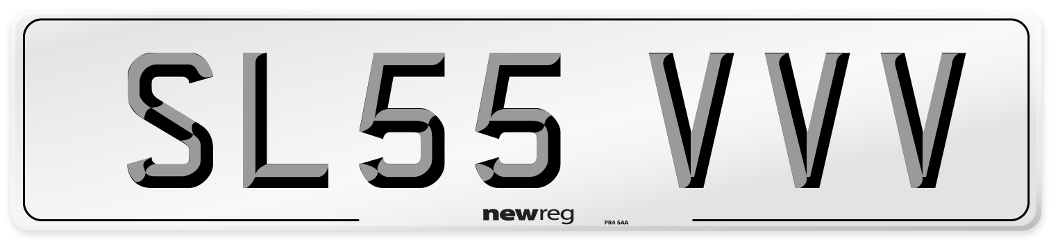 SL55 VVV Number Plate from New Reg